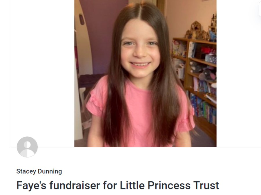 Faye's fundraiser for Little Princess Trust